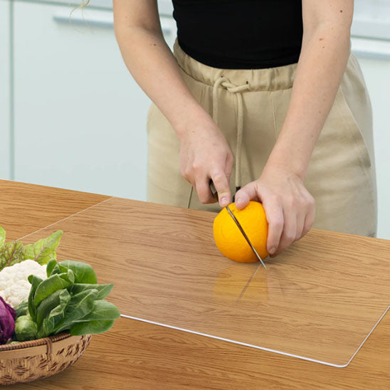 planche a decouper vitrine bole de legume