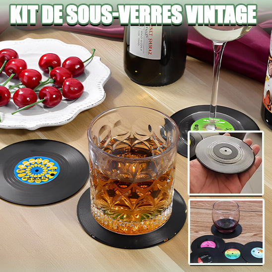 Sous verre-disque