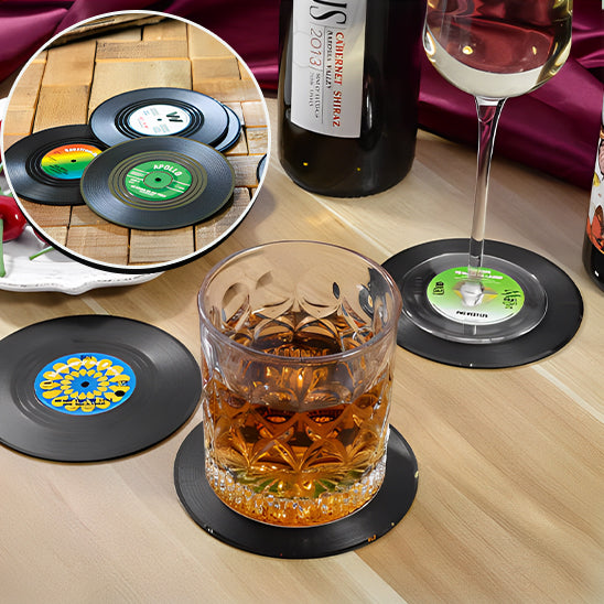 Sous verre-disque