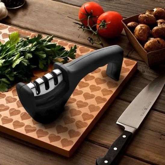 Aiguiseur de Couteaux Noir Professionnel - VICMADJI