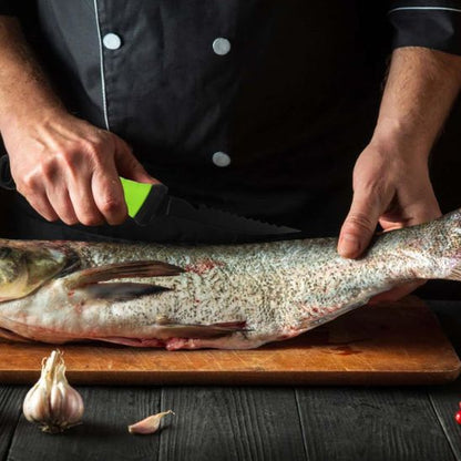 Couteau de cuisine à fileter précis - couteau filet flexible et tranchant-ail