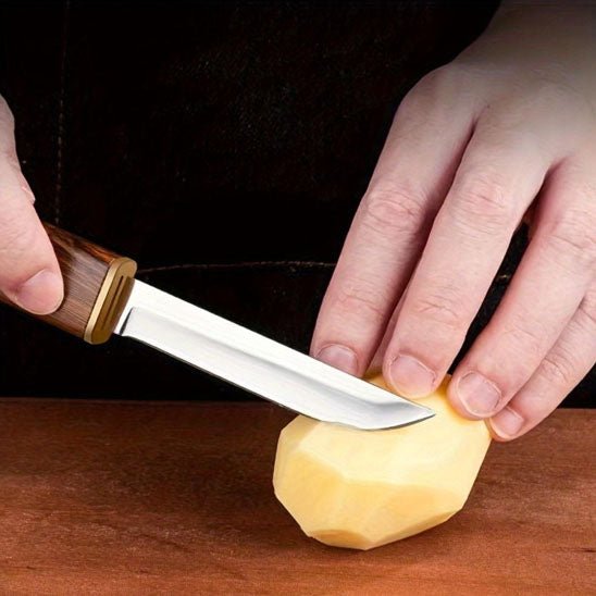 Couteau de cuisine double tranchant - couteau précis solide et efficace-pomme de terre
