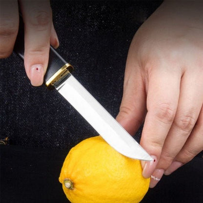 Couteau de cuisine double tranchant - couteau précis solide et efficace-citron