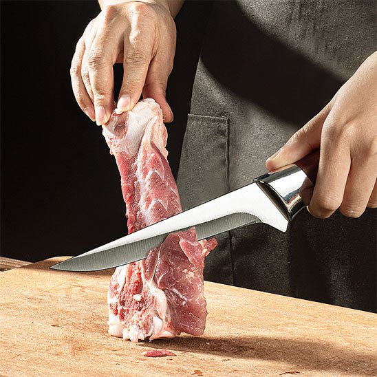 Couteau de cuisine multifonction polyvalent - couteau tranchant précis et solide-viande-os
