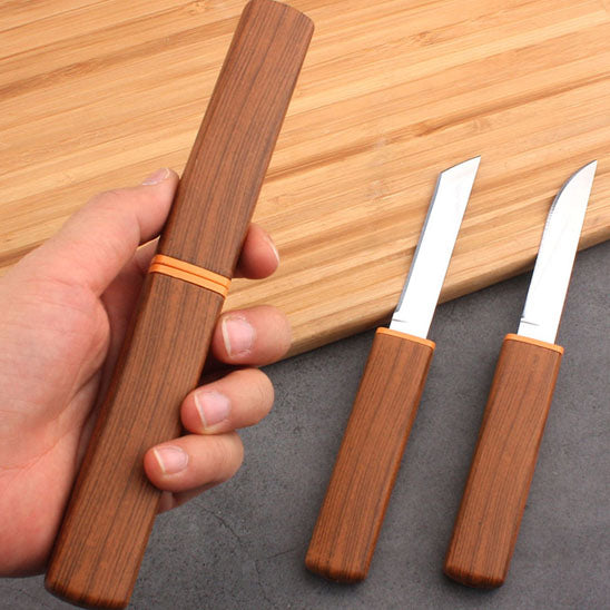 couteau-pour-cuisine-double-tranche-marron