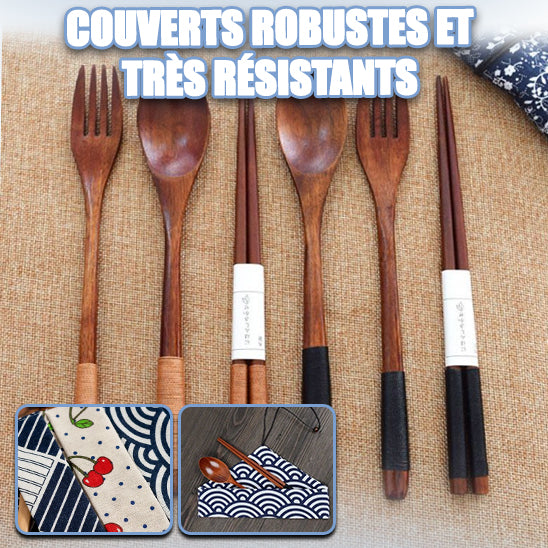 Couvert / en bois