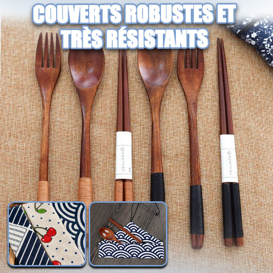 Couvert / en bois