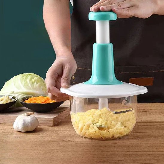 Hachoir à ail manuel de cuisine - ustensile ail pratique et facile à nettoyer-choux