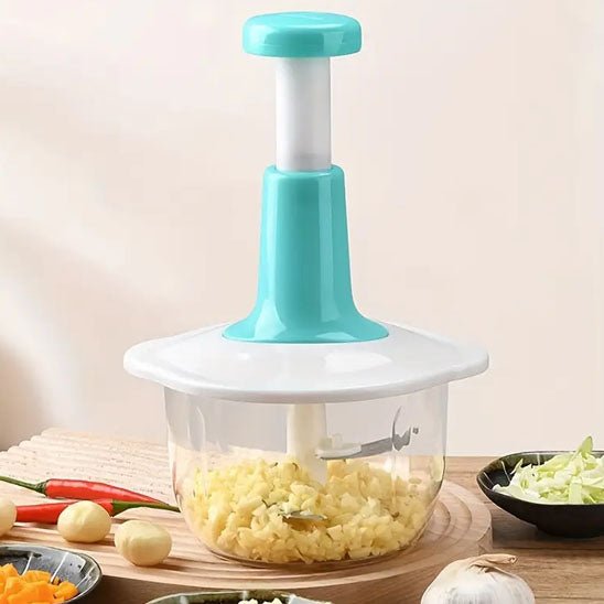 Hachoir à ail manuel de cuisine - ustensile ail pratique et facile à nettoyer-piment