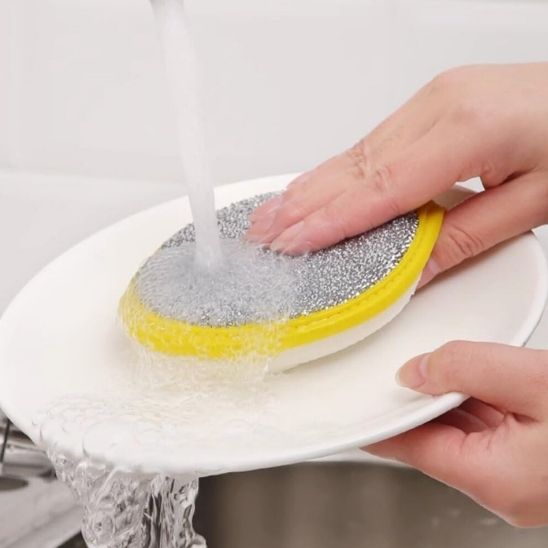 Éponge réutilisable-brosse casserole