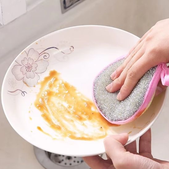 Éponge réutilisable-brosse casserole