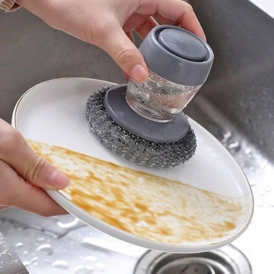 Brosse vaisselle-pompe liquide :