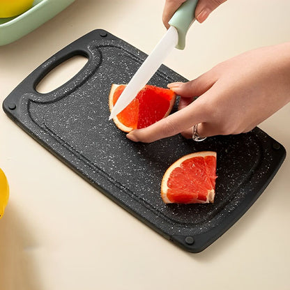 planche a decouper bordure noire orange