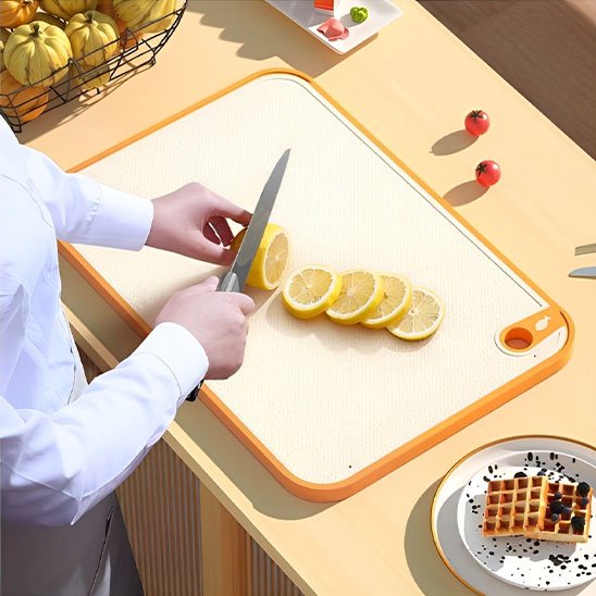 Planche à découper citron