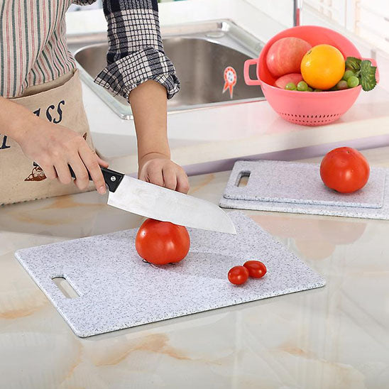 Planche à découper marbre tomate