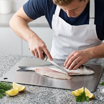 Planche a decouper poissom