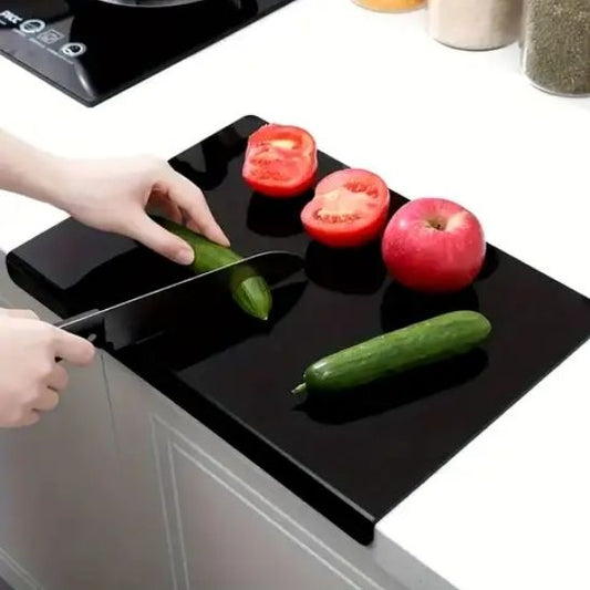 planche-a-decouper-professionnel-noir-pomme-fruits