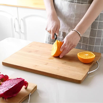 planche a decouper professionnelle bois bambou orange