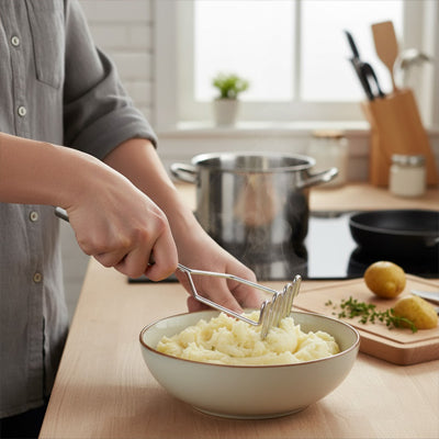 presse-puree-inoxydable-1-pot-spatule