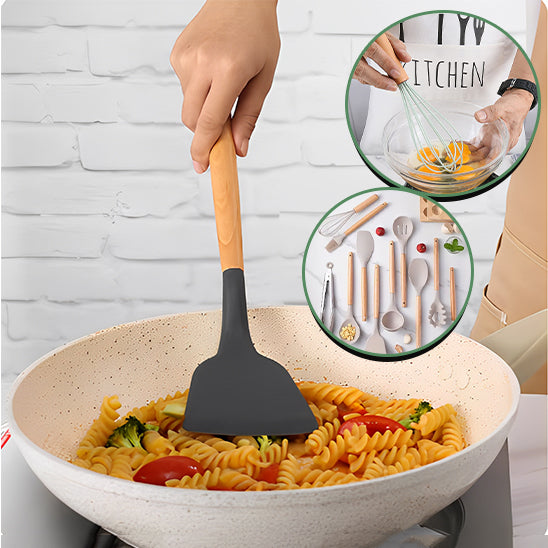 Spatule Cuisine /Manche en Bois